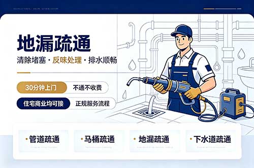 丹江口地漏疏通